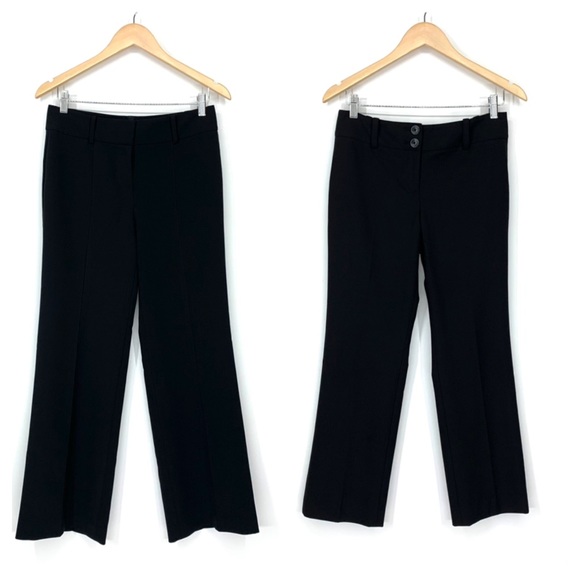 Ann Taylor Bundle Black Career Dress Pants Set Of Two Size 4P Regular & Margo - Picture 1 of 16